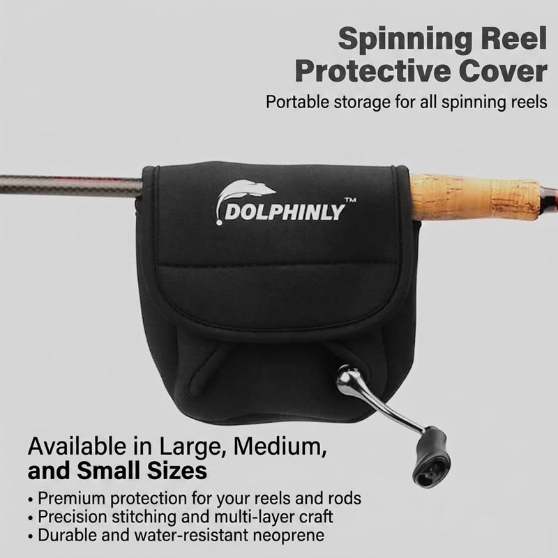 Shimano Reel Stradic - Schokbestendige neopreen hoes voor spinhengels, tas
