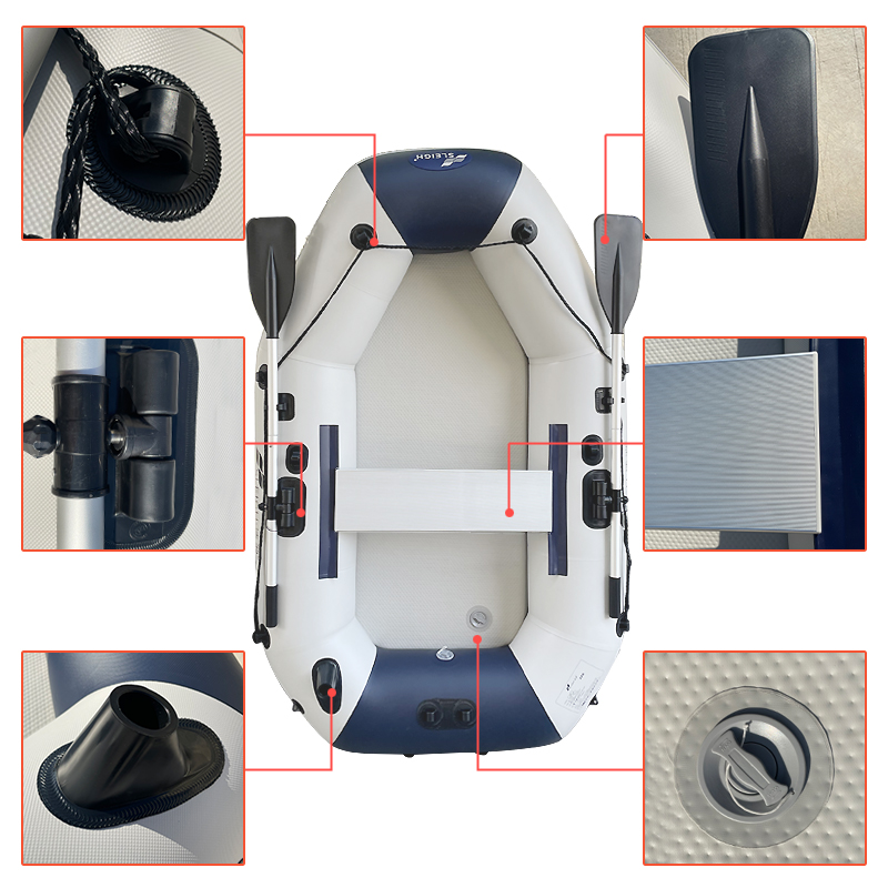 1,2 mm dikke opblaasbare visbo - Fishing Boat Inflatable recensie en prijs