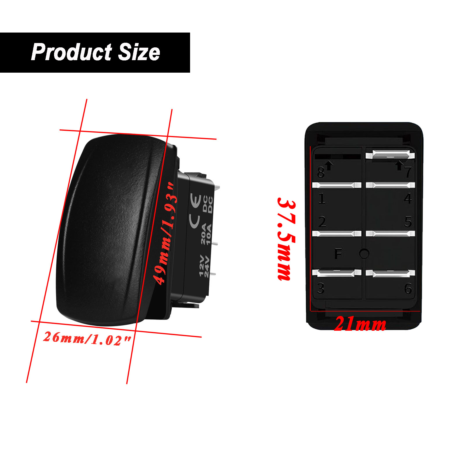 12 V/24 V Waterdichte Backlit  - Fishing Boat Navigation Light recensie en prijs