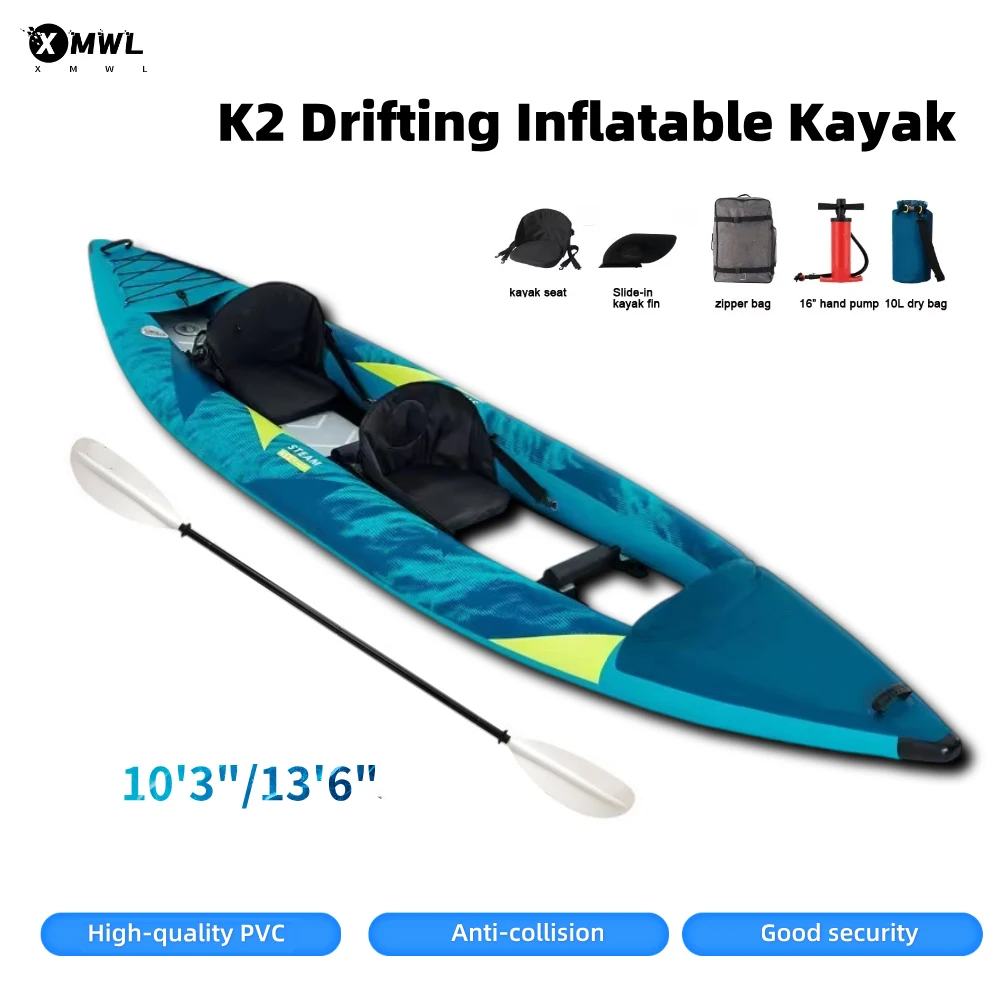 Opblaasbare kano-kayakboot voo - Fishing Boat Seat recensie en prijs
