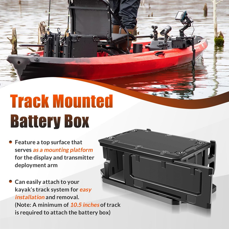Op een spoor gemonteerde accub - Fishing Boat Steering Wheel recensie en prijs